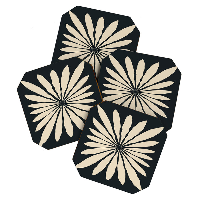 Star Leaf: Noir Coaster Gallery Image 1
