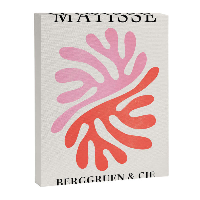 Star Leaves: Matisse Color Series | Mid-Century Edition Canvas Print Gallery Image 1