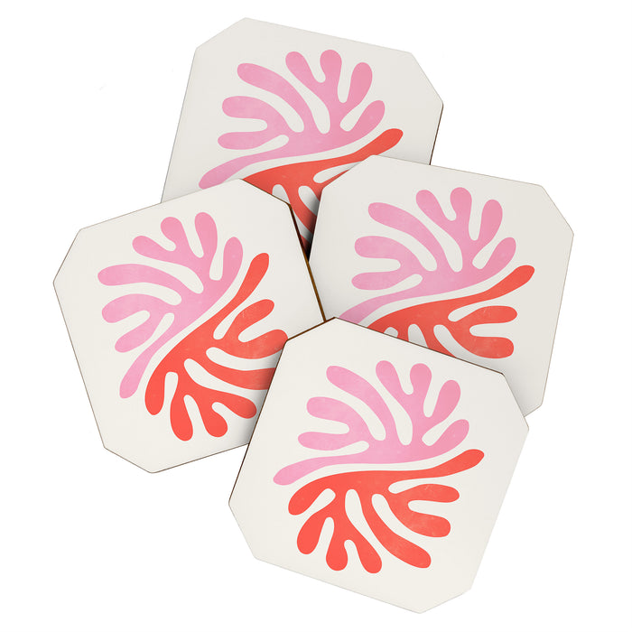 Star Leaves: Matisse Color Series | Mid-Century Edition Coaster Gallery Image 1