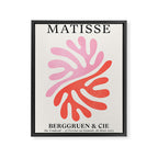 Star Leaves: Matisse Color Series | Mid-Century Edition Framed Canvas Print Gallery Image 6