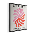 Star Leaves: Matisse Color Series | Mid-Century Edition Framed Canvas Print Gallery Image 2