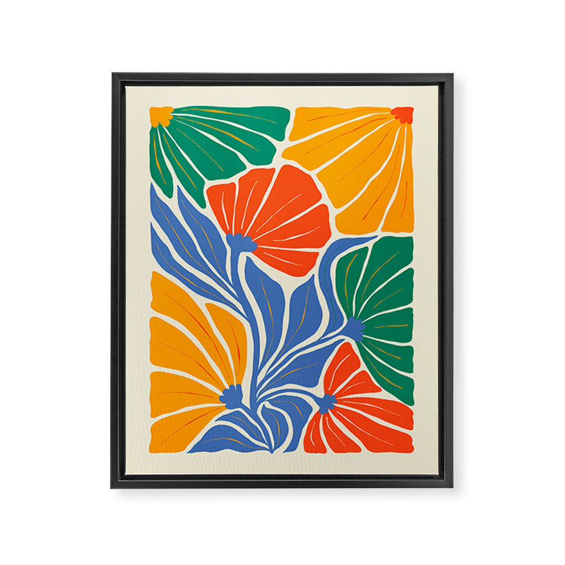 Starlight Summer: Matisse Foliage | Flower Market 002 Framed Canvas Print Gallery Image 6