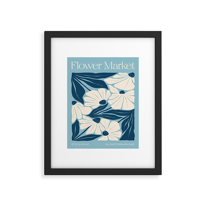 Stockholm: Flower Market Summer Color Series 04 Framed Art Print Gallery Image 5