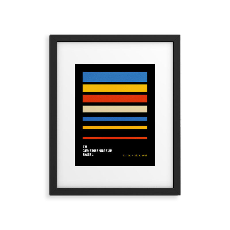 Stripes | Bauhaus V Framed Art Print Gallery Image 4