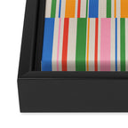 Stripes | PATTERN 01: The Retro Edition Framed Canvas Print Gallery Image 3
