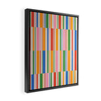 Stripes | PATTERN 01: The Retro Edition Framed Canvas Print Gallery Image 2