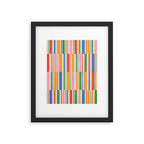 Stripes | PATTERN 01: The Retro Edition Framed Art Print Gallery Image 5