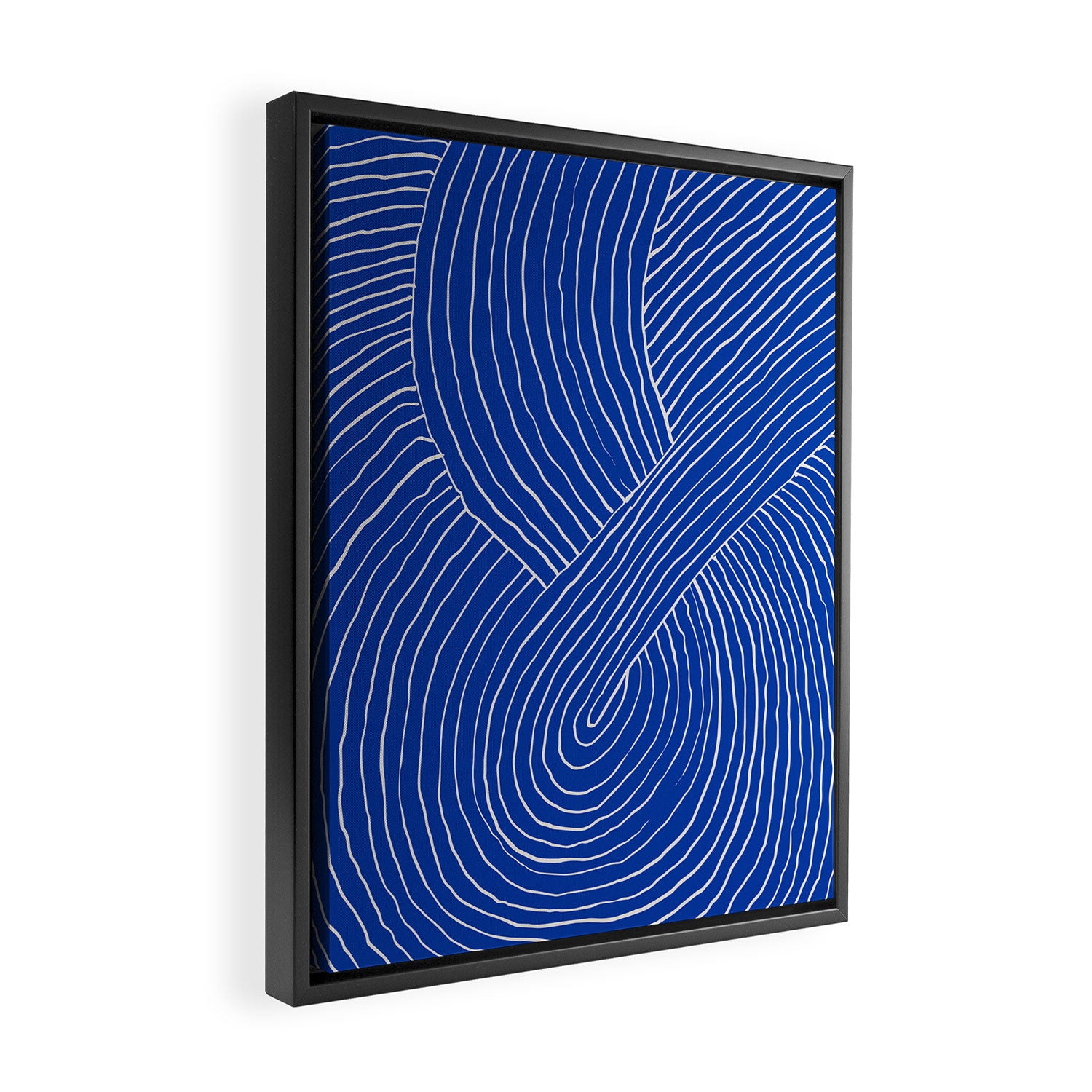 Strokes 01: Chathams Blue Edition  Framed Canvas Print Gallery Image 2