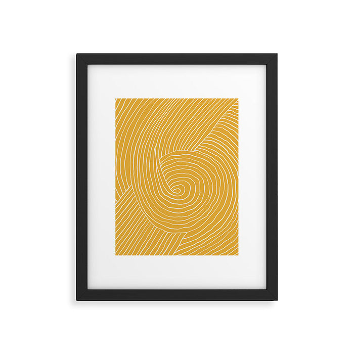 Strokes 02: Tulip Yellow Edition  Framed Art Print Gallery Image 1