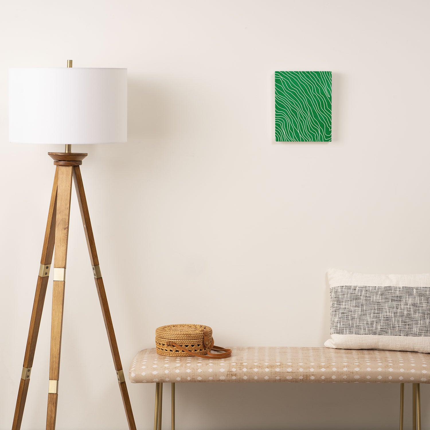 Strokes 04: Rain Forest Green Edition Canvas Print Gallery Image 2