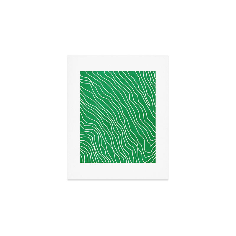 Strokes 04: Rain Forest Green Edition Art Print Gallery Image 1