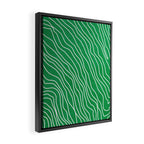 Strokes 04: Rain Forest Green Edition Framed Canvas Print Gallery Image 2