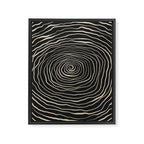 Strokes 07: Nero Black Edition  Framed Canvas Print Gallery Image 6