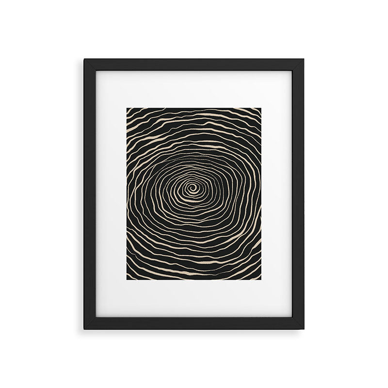 Strokes 07: Nero Black Edition  Framed Art Print Gallery Image 5