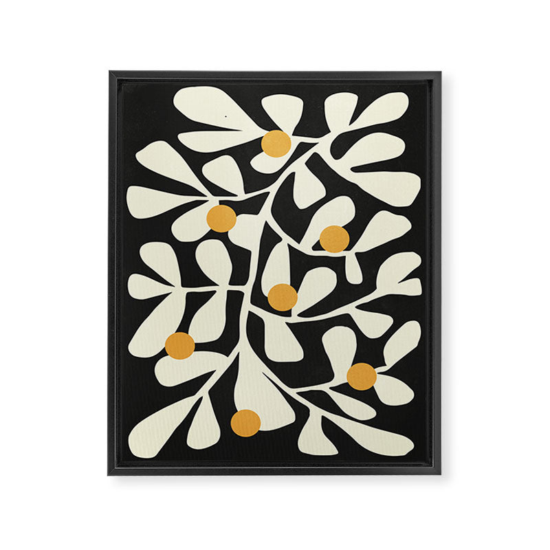 Summer Bloom: Matisse Night Edition Framed Canvas Print Gallery Image 6