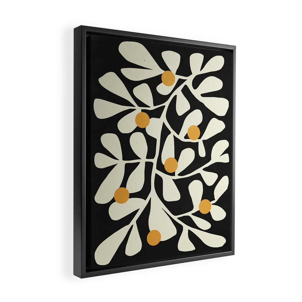 Summer Bloom: Matisse Night Edition Framed Canvas Print Gallery Image 2