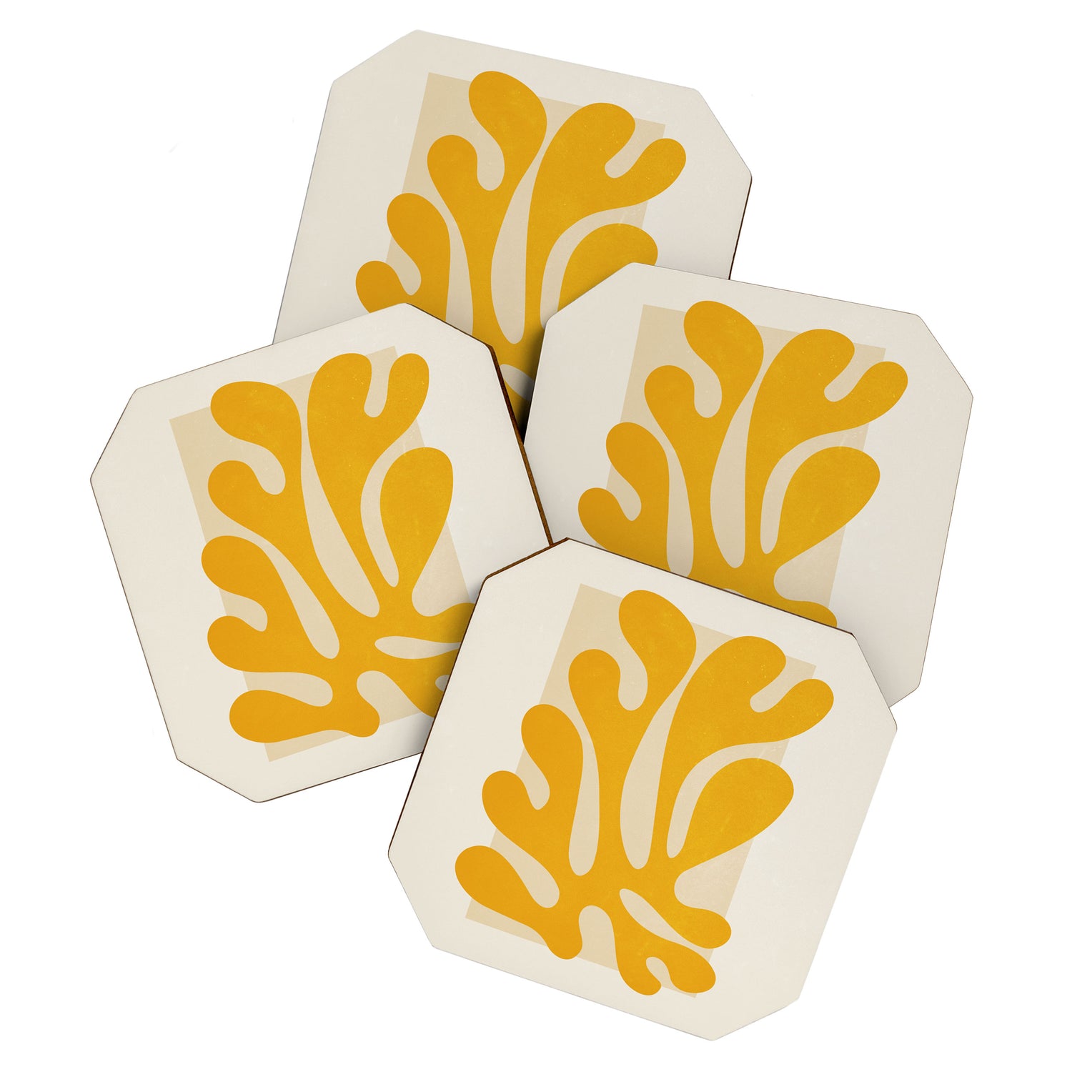 Sun Leaf 2: Matisse Edition | Mid Century Series Coaster Gallery Image 1