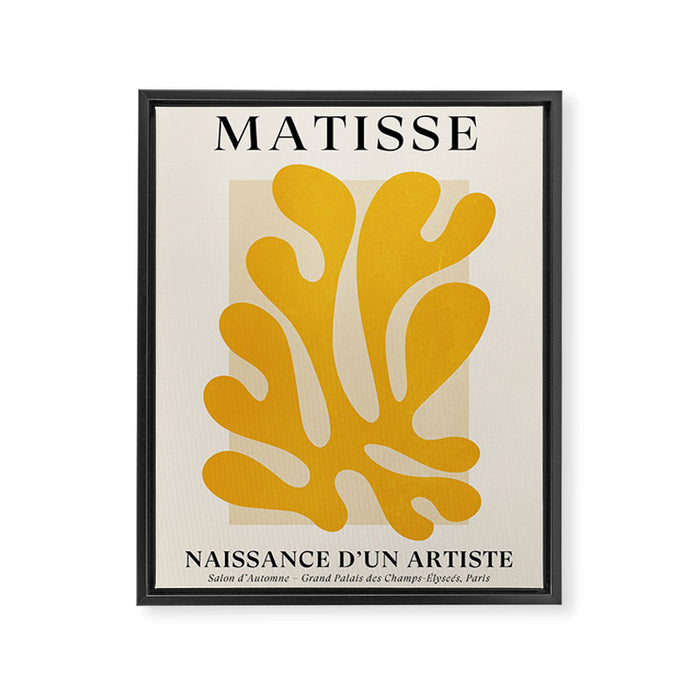Sun Leaf 2: Matisse Edition | Mid Century Series Framed Canvas Print Gallery Image 1
