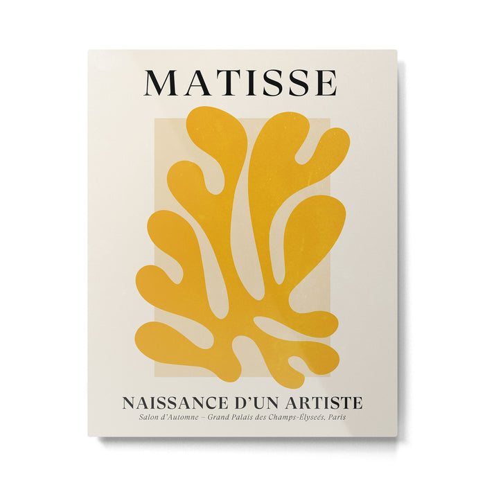 Sun Leaf 2: Matisse Edition | Mid Century Series Metal Print Gallery Image 1