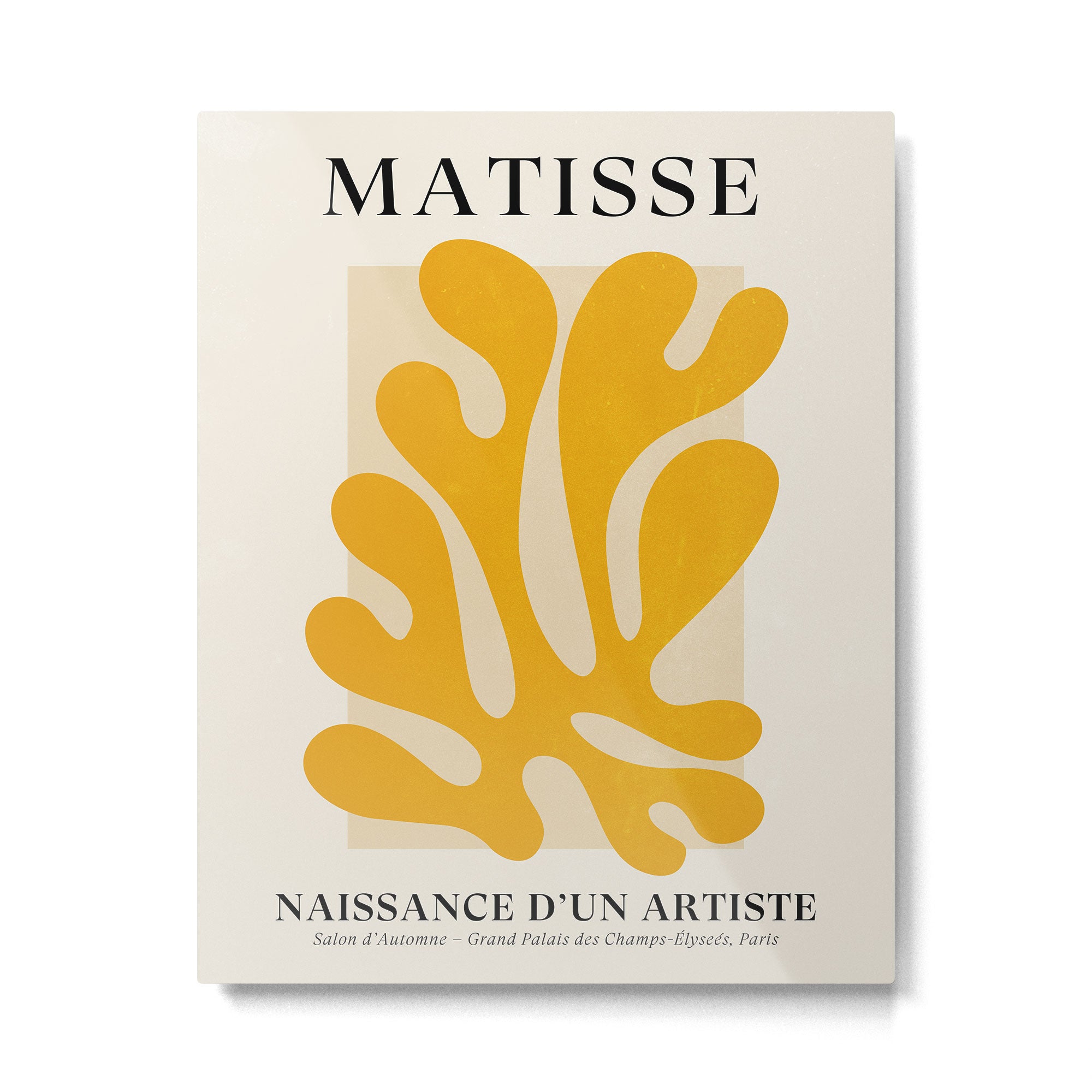 Sun Leaf 2: Matisse Edition | Mid Century Series Metal Print Gallery Image 4