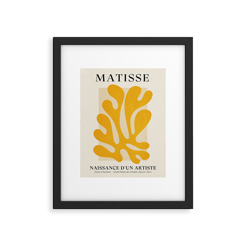 Sun Leaf 2: Matisse Edition | Mid Century Series Framed Art Print Gallery Image 5