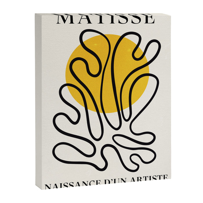Sun Leaf: Matisse Edition | Mid Century Series Canvas Print Gallery Image 1