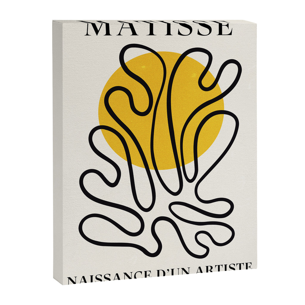 Sun Leaf: Matisse Edition | Mid Century Series Canvas Print Gallery Image 6