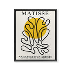 Sun Leaf: Matisse Edition | Mid Century Series Framed Canvas Print Gallery Image 6