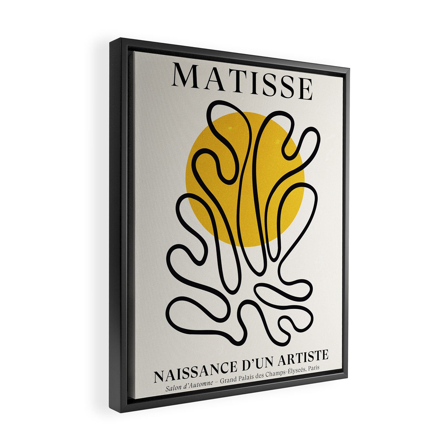 Sun Leaf: Matisse Edition | Mid Century Series Framed Canvas Print Gallery Image 2