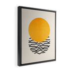 Sun & Ripples Framed Canvas Print Gallery Image 2