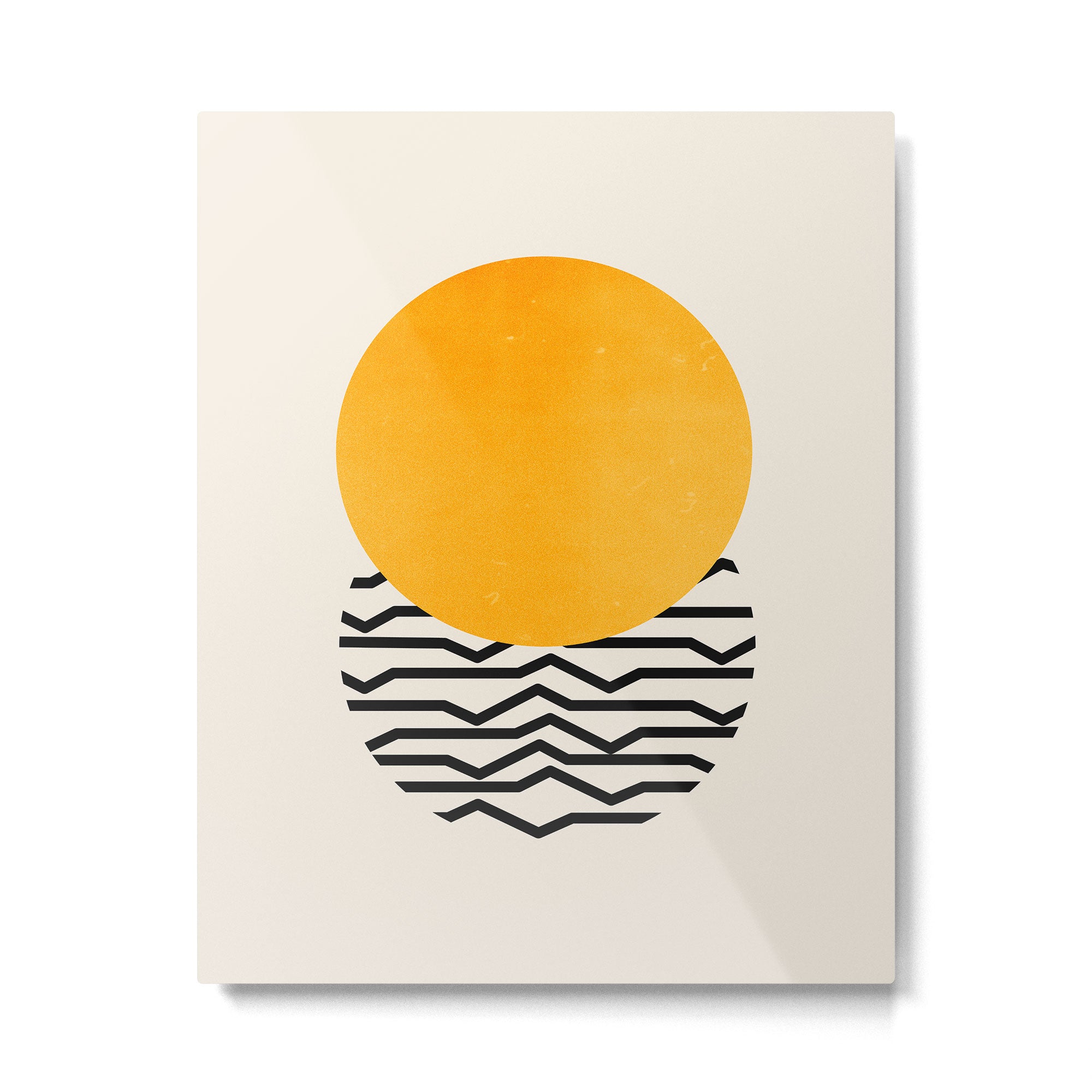 Sun & Ripples Metal Print Gallery Image 4
