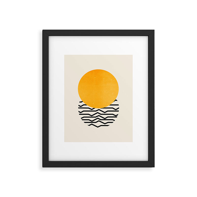 Sun & Ripples Framed Art Print Gallery Image 5