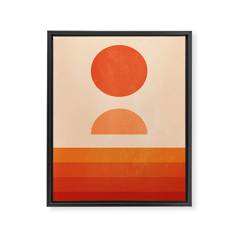 Sun Waves Framed Canvas Print Gallery Image 6