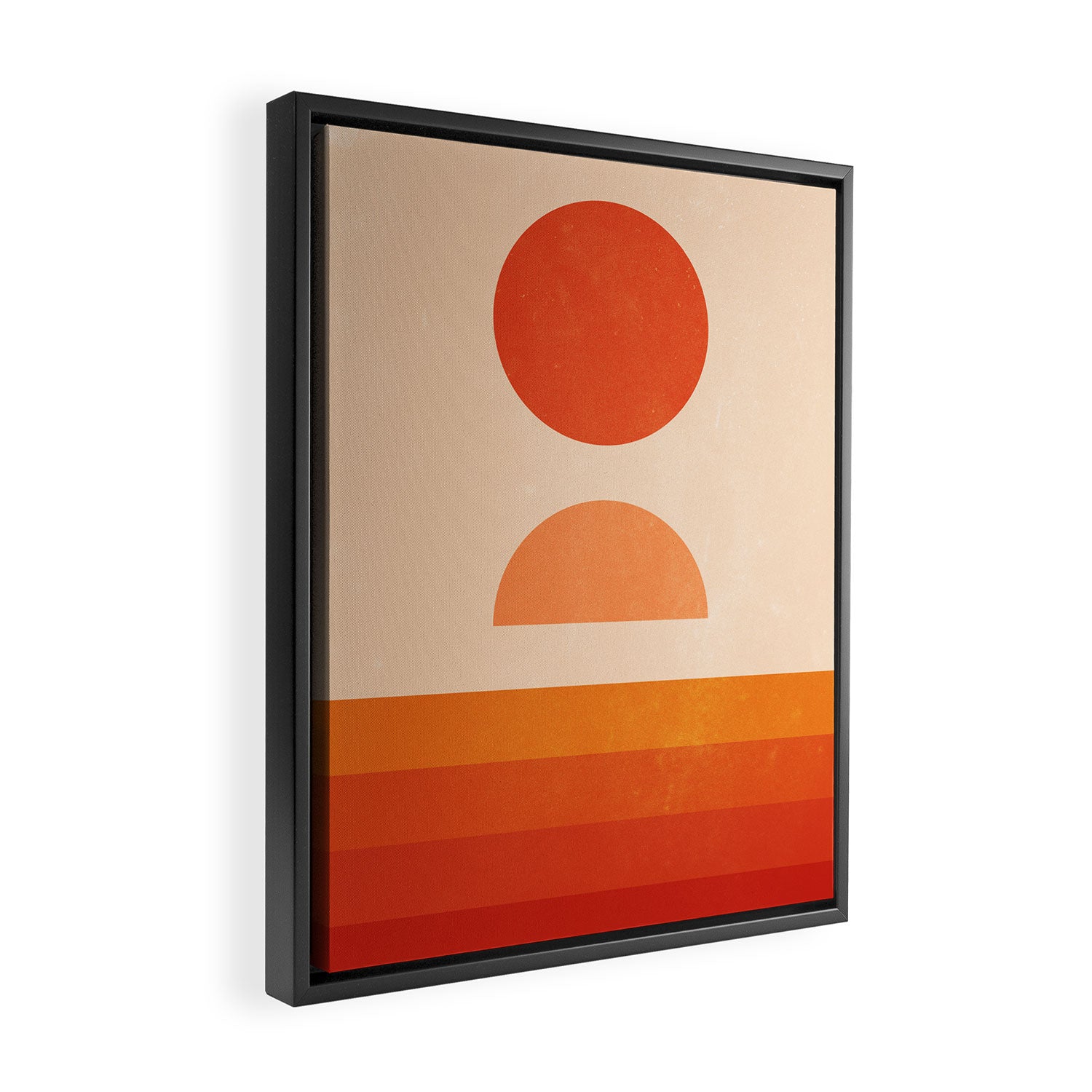 Sun Waves Framed Canvas Print Gallery Image 2