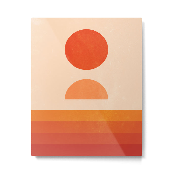 Sun Waves Metal Print Gallery Image 1