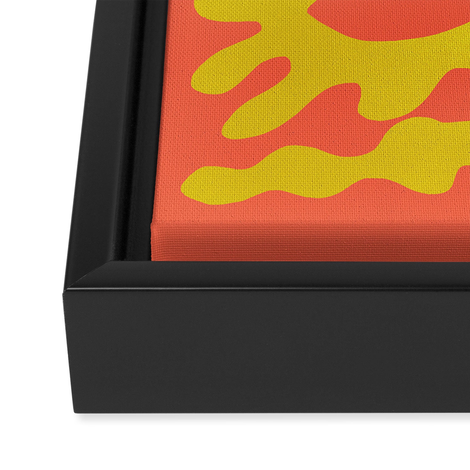Sunflower & Tomato: Matisse Paper Cutouts 04 Framed Canvas Print Gallery Image 3