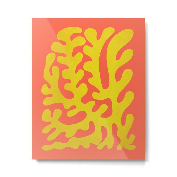 Sunflower & Tomato: Matisse Paper Cutouts 04 Metal Print Gallery Image 1
