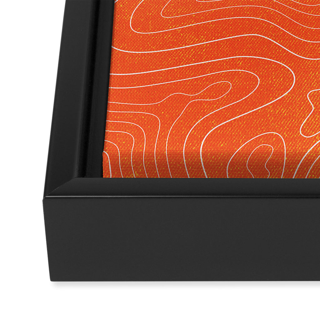 Sunset Ripple Framed Canvas Print Gallery Image 3