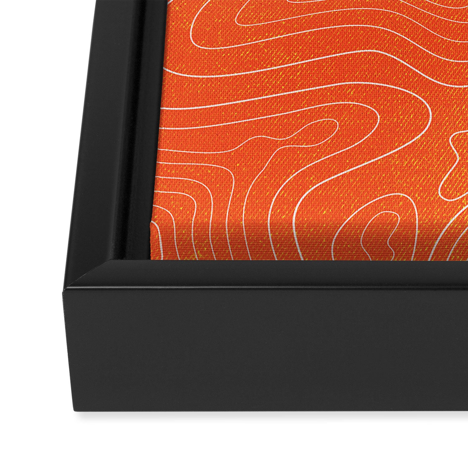 Sunset Ripple Framed Canvas Print Gallery Image 3