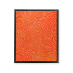 Sunset Ripple Framed Canvas Print Gallery Image 6