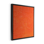 Sunset Ripple Framed Canvas Print Gallery Image 2
