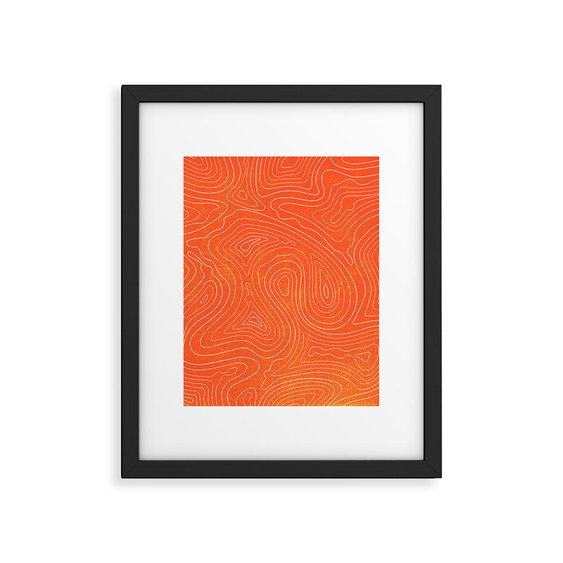 Sunset Ripple Framed Art Print Gallery Image 5