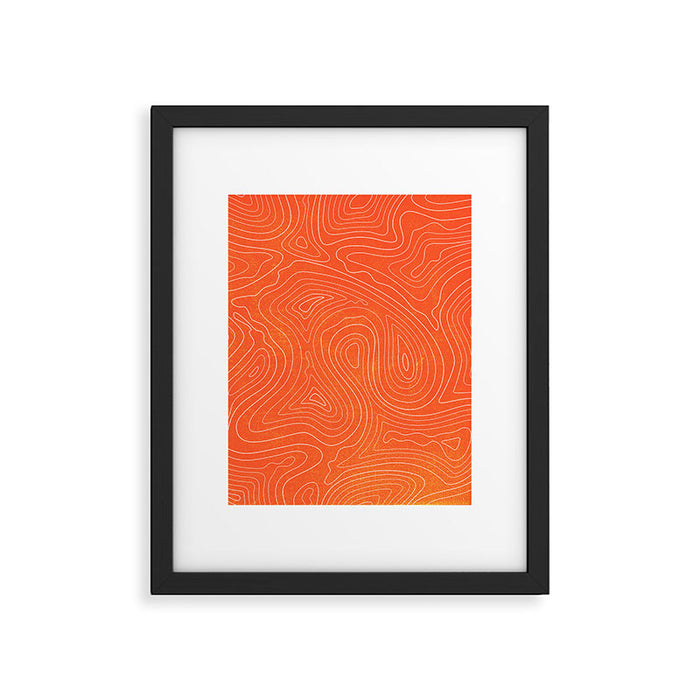 Sunset Ripple Framed Art Print Gallery Image 1