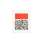 Sunset & Spots: Mid Century Abstraction Art Print Gallery Image 1