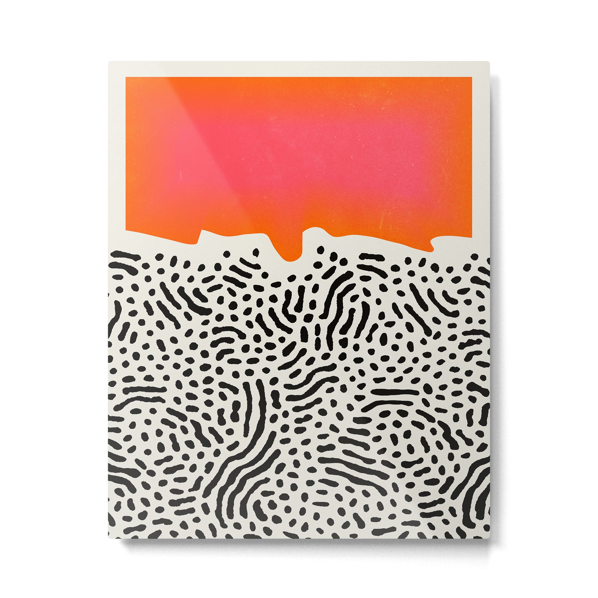Sunset & Spots: Mid Century Abstraction Metal Print Gallery Image 4