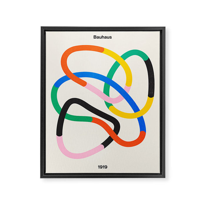 Synchrony: Bauhaus 1919 Exhibition 01 Framed Canvas Print Gallery Image 1