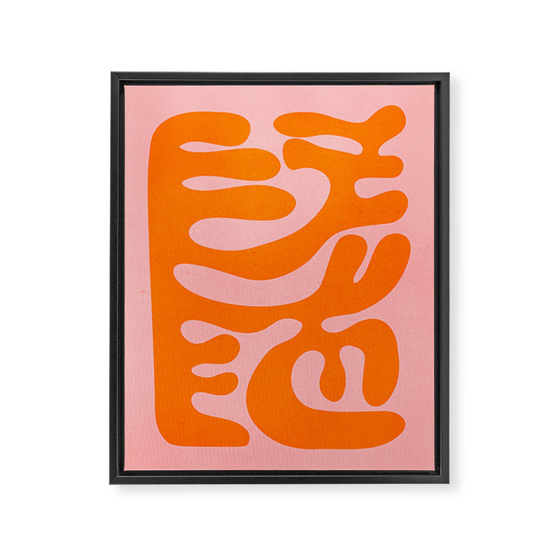 Tangerine & Sundown: Matisse Paper Cutouts 12 Framed Canvas Print Gallery Image 6