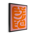 Tangerine & Sundown: Matisse Paper Cutouts 12 Framed Canvas Print Gallery Image 2