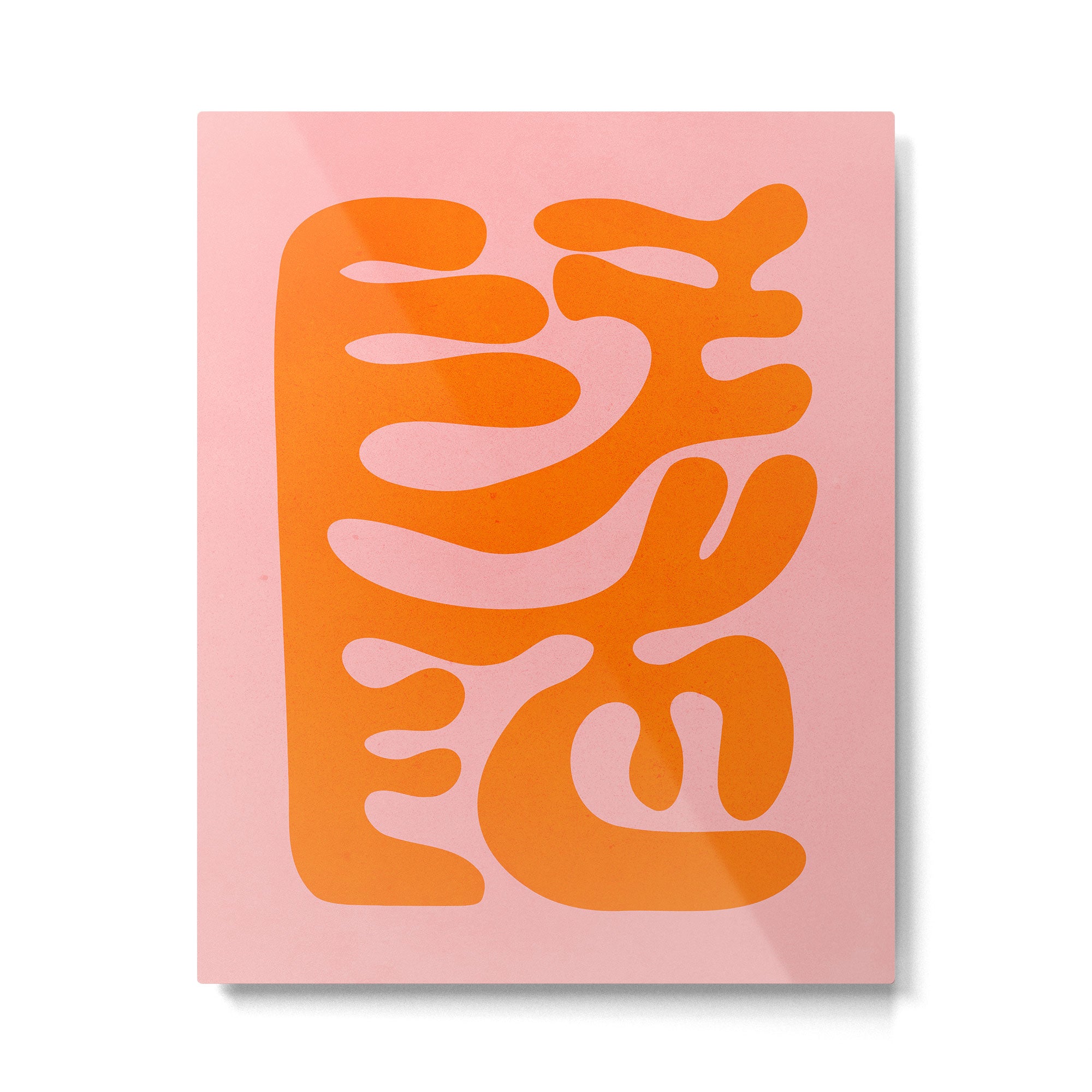 Tangerine & Sundown: Matisse Paper Cutouts 12 Metal Print Gallery Image 4