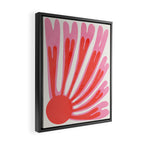 Tart & Amaranth: Wild Flower | Matisse Foliage Paper Cutouts Framed Canvas Print Gallery Image 2